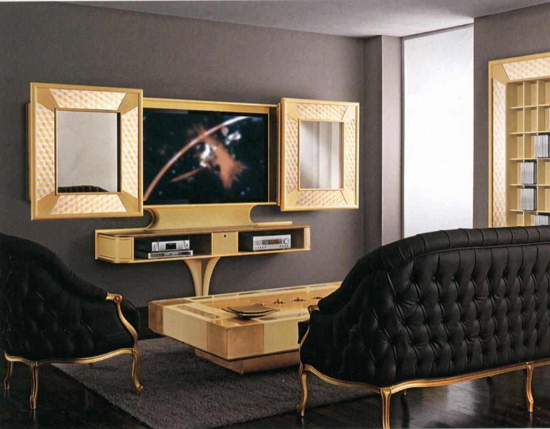 Arredo Стойка для TV–HI–FI VISMARA Mosaika Sliding Home Cinema-Mosaik