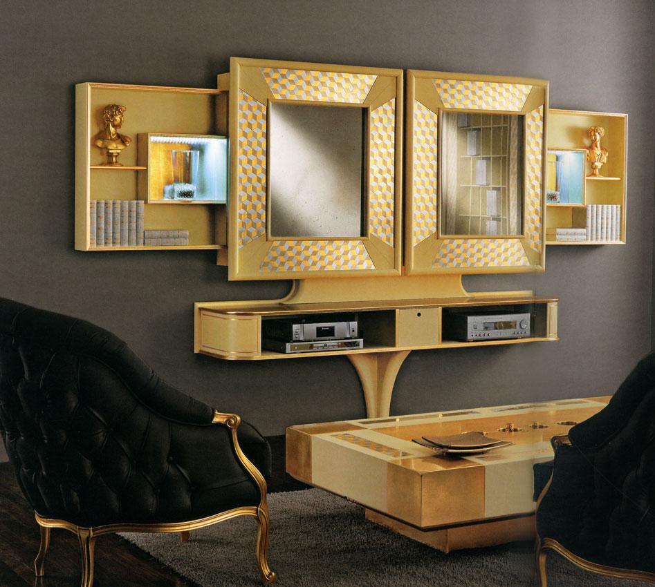 Arredo Стойка для TV–HI–FI VISMARA Mosaika Sliding Home Cinema-Mosaik