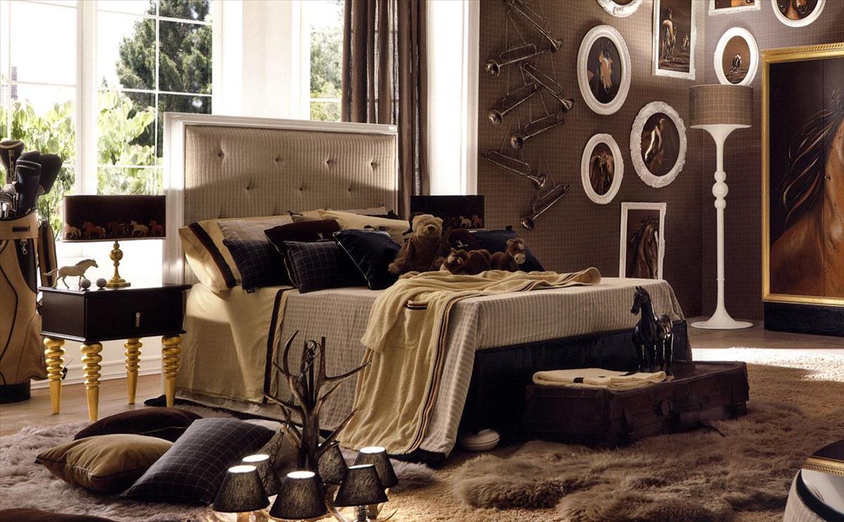 Arredo Кровать ALTAMODA Spirit AH300/SI/BOTTONE