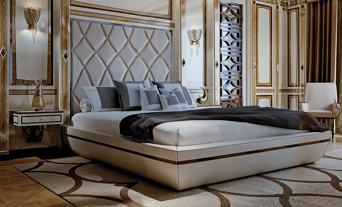Кровать MINOTTI LUIGI & BENIGNO TORO + ARIETE