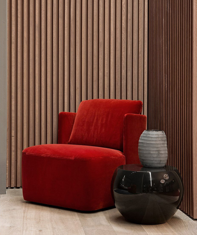 Кресло MERIDIANI KEETON FIT poltroncina