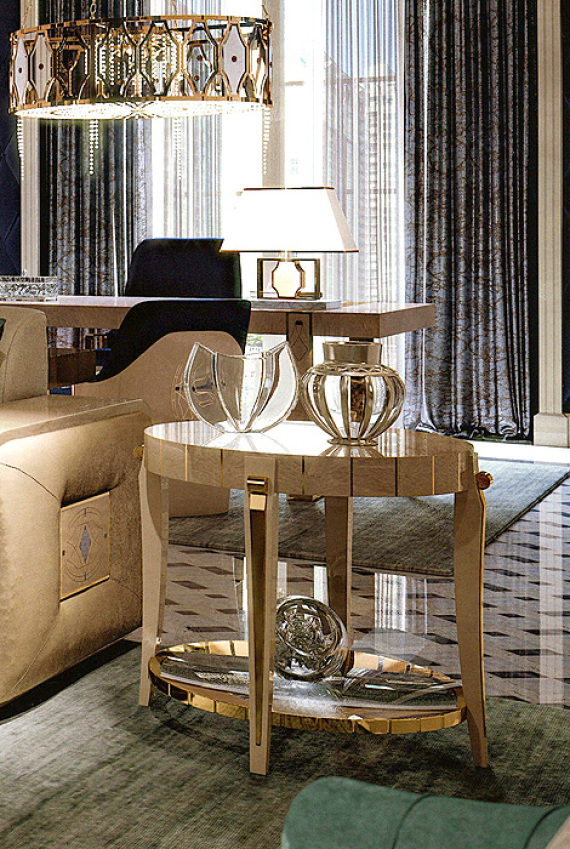 Столик BIANCHINI JAMES round S03011