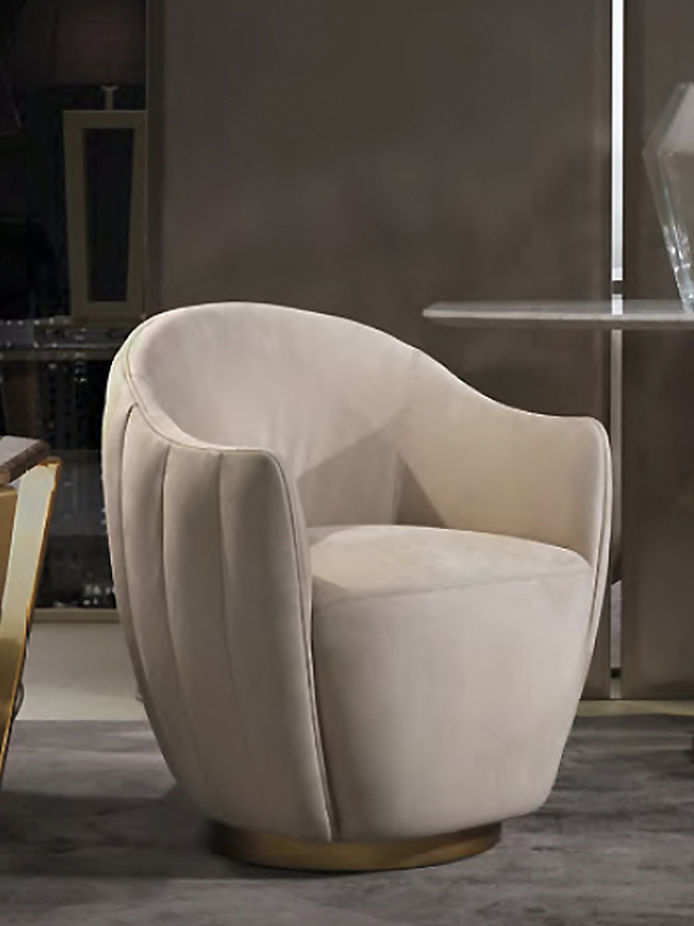 Кресло вращающееся DV HOME COLLECTION HERMES POLTRONA GIREVOLE