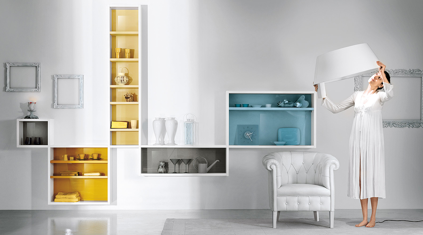 Композиция из модулей LAGO 30mm_shelf_303