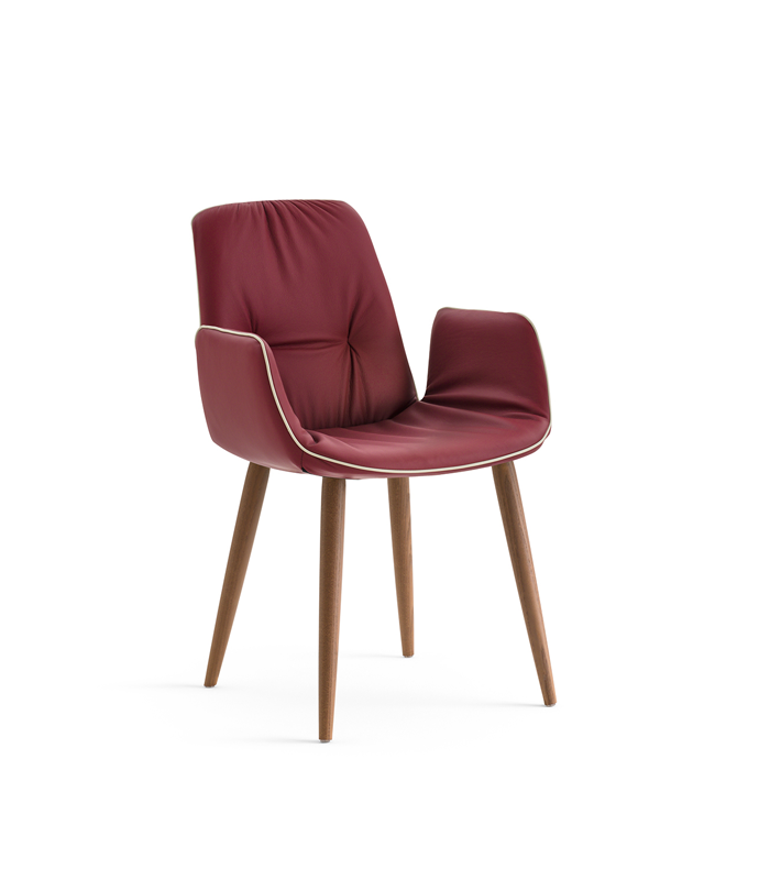 Стул EFORMA LISA ARM_4 WOOD LEGS LIS11