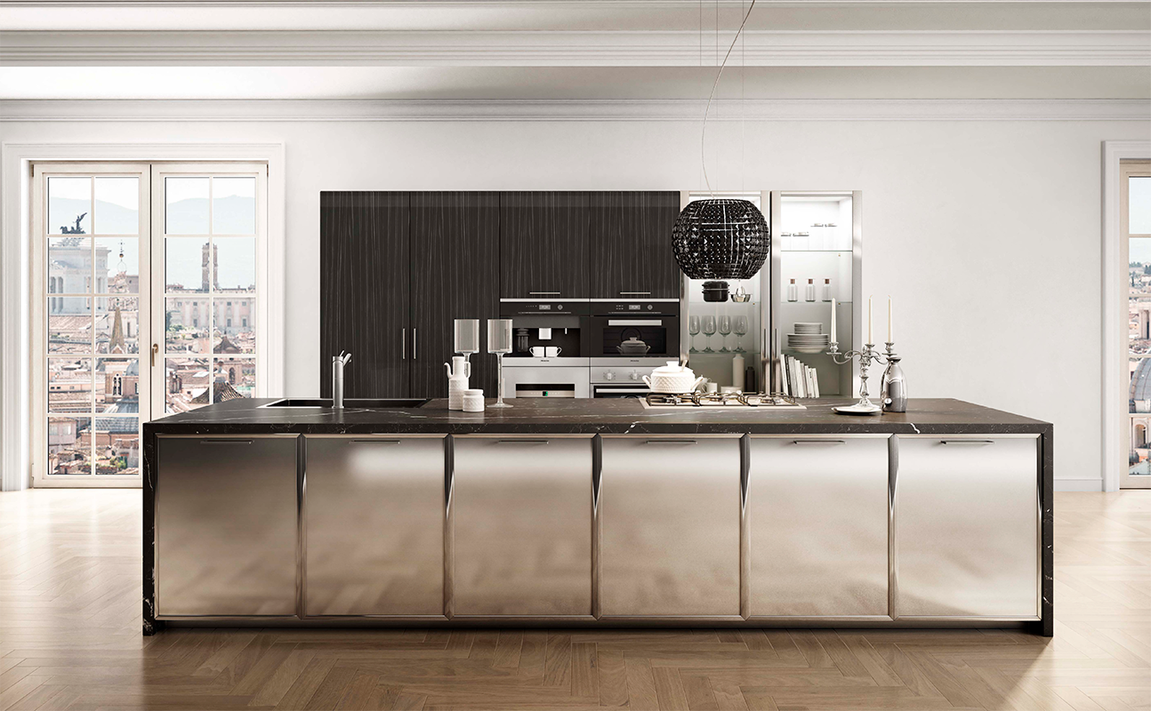 Кухня GIEFFE CUCINE STEEL 2