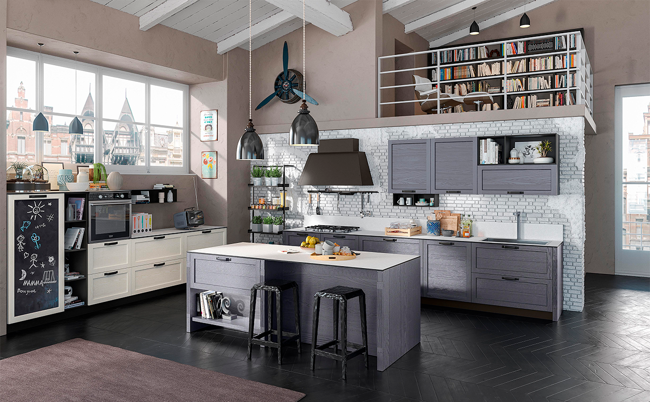 Кухня CONCRETA CUCINE DOVER 1
