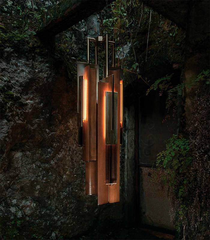 Люстра OFFICINA LUCE 3315-GG-FC