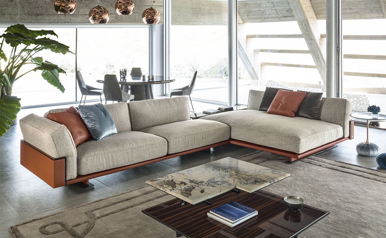 Диван LONGHI RITUAL W 529 COMPOSIZIONE 1