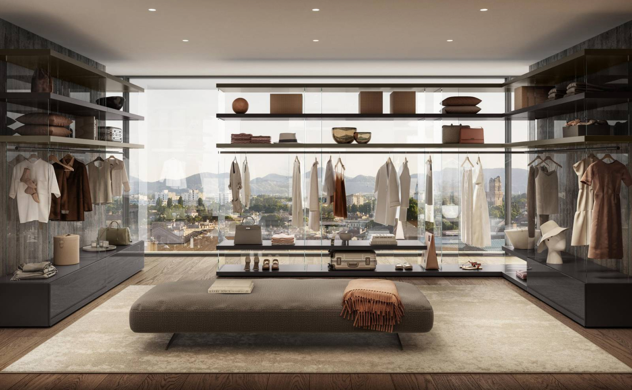 Гардеробная LAGO AIR walk-in closet
