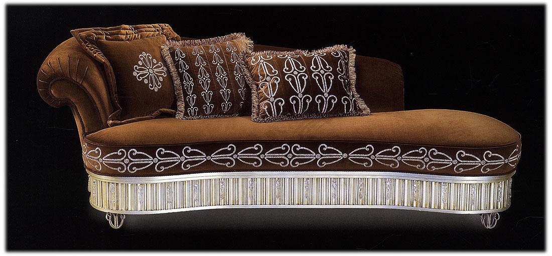 Кушетка ISACCO AGOSTONI Silver and Gold 1260__1