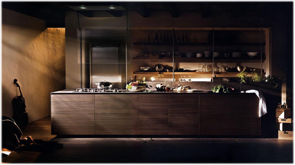 Кухня VALCUCINE Artematica Noce Tattile