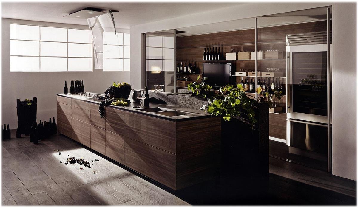 Кухня VALCUCINE Artematica Noce Tattile-2