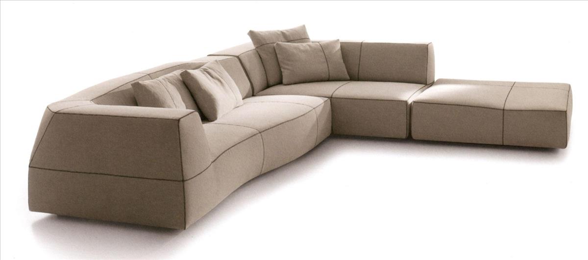Диван B&B ITALIA Bend-Sofa B214TD+B111A+B1P