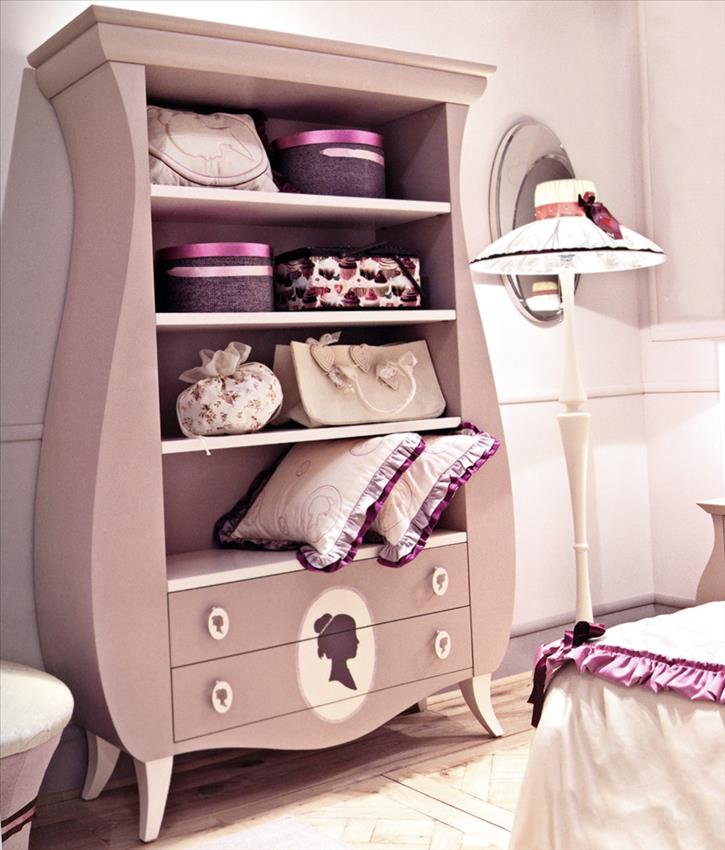 Книжный шкаф GIUSTI PORTOS GLAMOUR GL403-BG