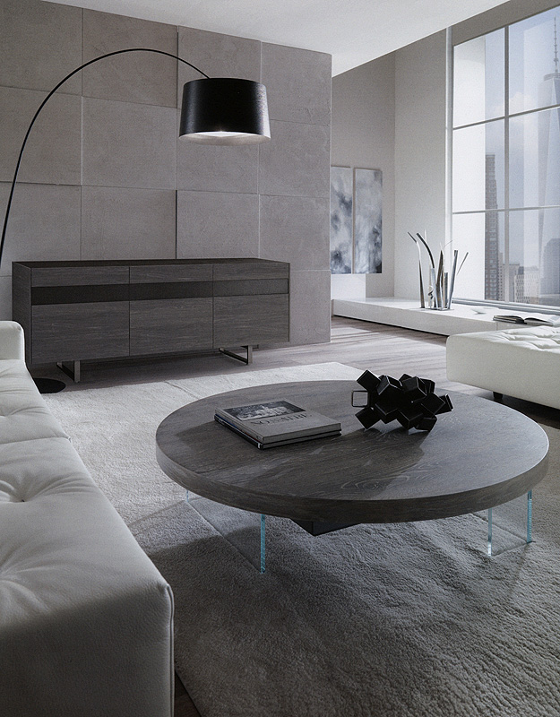 Стол журнальный OZZIO DESIGN BELLAGIO ROUND T061