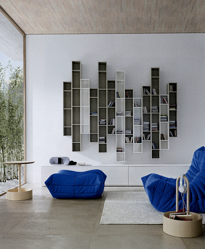 Стеллаж LIGNE ROSET BOOK&LOOK 01